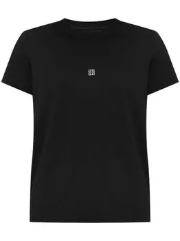 Givenchy футболка с логотипом 4G, черный