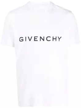 Givenchy футболка с логотипом, белый