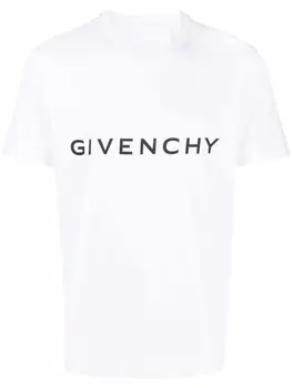 Givenchy футболка с логотипом, белый
