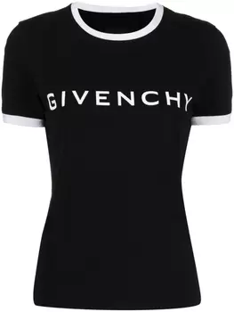 Givenchy футболка с логотипом, черный
