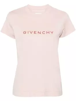 Givenchy футболка с логотипом, розовый