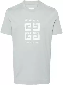 Givenchy футболка с принтом 4G, синий