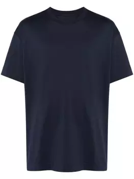 Givenchy футболка с тисненым логотипом, синий