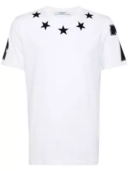 Givenchy футболка с вырезом, белый