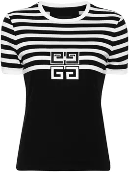 Givenchy футболка в полоску, белый