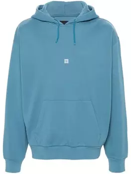 Givenchy худи с кулиской и вышивкой 4G, синий