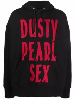 Givenchy худи с надписью, черный