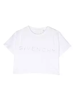 Givenchy Kids футболка с короткими рукавами, белый