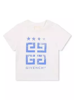 Givenchy Kids футболка с логотипом 4G, белый