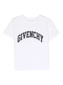Givenchy Kids футболка с логотипом, белый