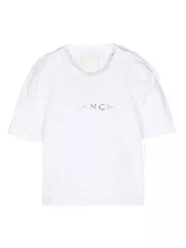 Givenchy Kids футболка с логотипом, белый