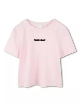 Givenchy Kids футболка с логотипом, розовый