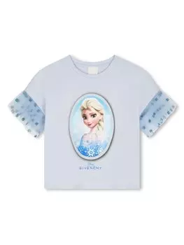 Givenchy Kids футболка с принтом из коллаборации с Disney, синий