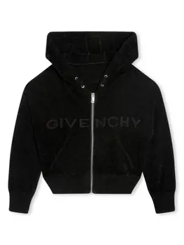 Givenchy Kids худи на молнии, черный