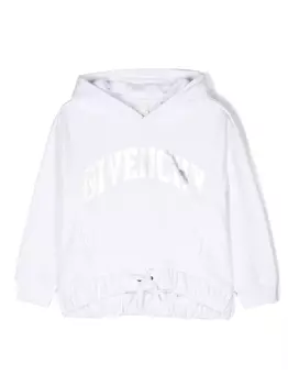Givenchy Kids худи с логотипом, белый
