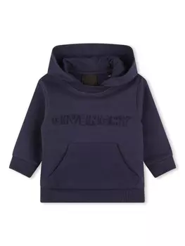 Givenchy Kids худи с логотипом, синий