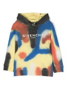 Givenchy Kids худи с логотипом, желтый