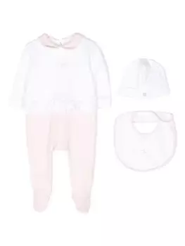 Givenchy Kids комплект для роста ребенка с логотипом, розовый