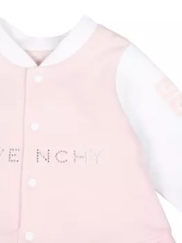 Givenchy Kids комплект с принтом логотипа, розовый