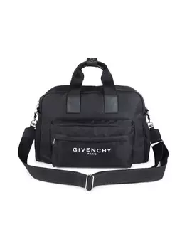 Givenchy Kids пеленальная сумка с логотипом, черный