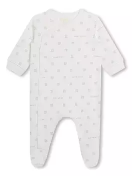 Givenchy Kids пижама с логотипом 4G, белый