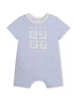 Givenchy Kids пижама с логотипом 4G, синий