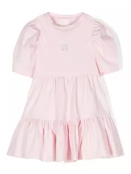 Givenchy Kids платье с логотипом 4G, розовый