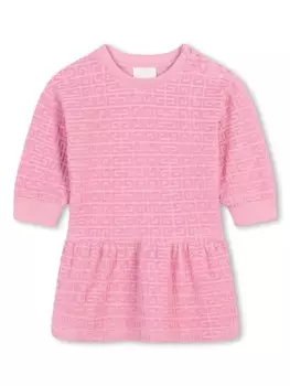 Givenchy Kids платье с логотипом, розовый