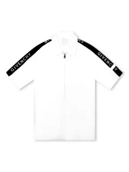 Givenchy Kids рубашка с логотипом, белый