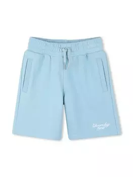 Givenchy Kids шорты-бермуды с кулиской, синий