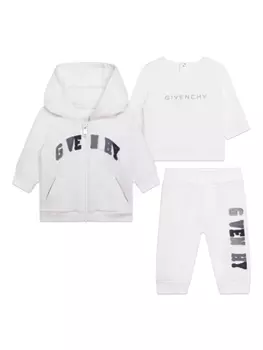 Givenchy Kids спортивный костюм с логотипом, белый
