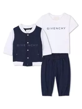 Givenchy Kids спортивный костюм с логотипом, синий