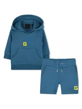 Givenchy Kids спортивный костюм с принтом 4G, синий