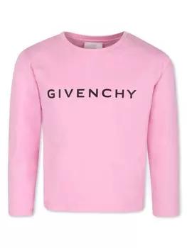 Givenchy Kids толстовка из органического хлопка с логотипом, розовый