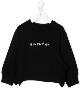 Givenchy Kids толстовка с логотипом 4G, черный