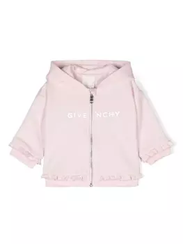 Givenchy Kids толстовка с логотипом, розовый