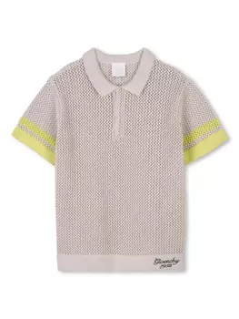 Givenchy Kids трикотажная рубашка поло, нейтральный