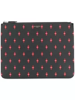 Givenchy клатч с узором, черный