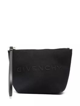 Givenchy косметичка с вышитым логотипом, черный