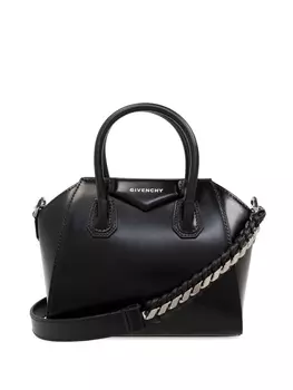 Givenchy кожаная сумка-тоут Mini Antigona, черный
