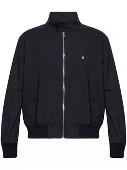 Givenchy куртка-бомбер из смесовой шерсти 4G, синий