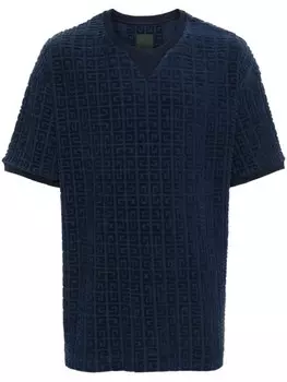 Givenchy махровая футболка 4G, синий