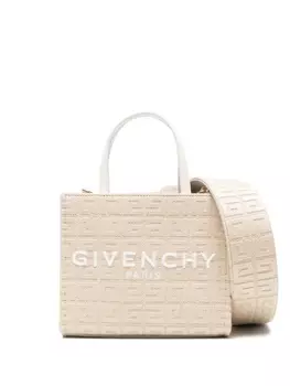 Givenchy мини-сумка G-Tote, нейтральный цвет