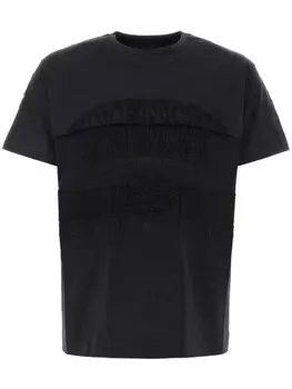 Givenchy многослойная хлопковая футболка, черный