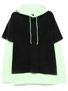 Givenchy многослойное худи, серый