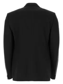 Givenchy однобортный шерстяной блейзер, черный