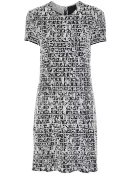 Givenchy платье миди с логотипом 4G, синий