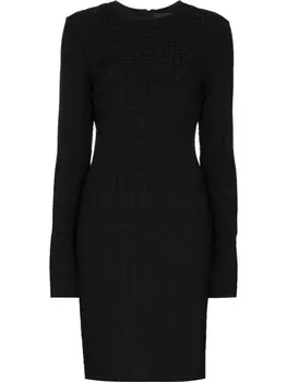 Givenchy платье мини с узором 4G, черный