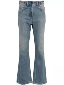 Givenchy прямые джинсы с логотипом 4G, синий