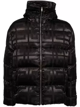 Givenchy пуховик с логотипом, черный